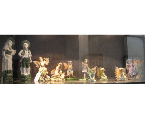 Eleven Ceramic Figure Groups including Regency and Leonardo 8cm to 24cm (11) 