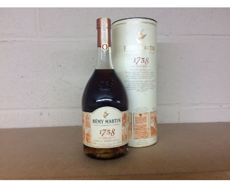 REMY MARTIN 1738 Fine Champagne 
Cognac, France. 70cl, 40% volume, in carton. CONDITION REPORT: Very good