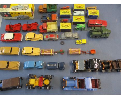 Five scratch built toy cars together with a Vanguards boxed Morris Minor traveller car, mixed vintage Dinky vehicles to inclu