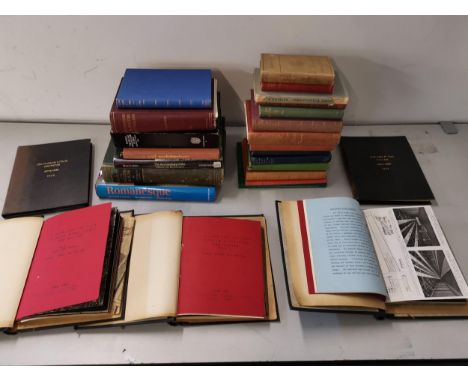Two folders of original architectural plans from the area between Kings Cross and Euston, 1953, to include maps, drawings and
