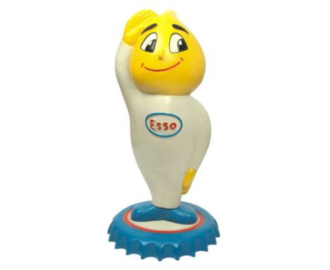 A hand-painted 'Junior Drip' standing forecourt figure,modern, fibreglass, depicting the Esso advertising figure in 'saluting