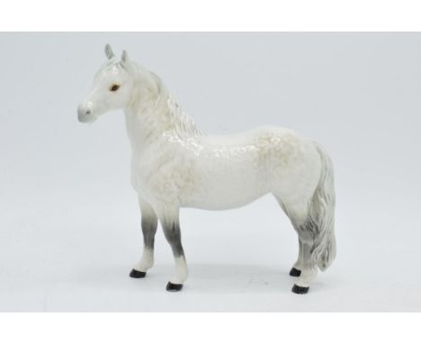 Beswick Pinto Pony 1373 in Dappled Grey Colourway.  Generally in good condition with no obvious damage or restoration, small 