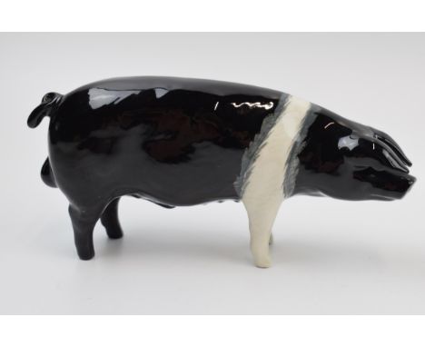 Beswick Saddleback Boar 1512.  In good condition with no obvious damage or restoration.