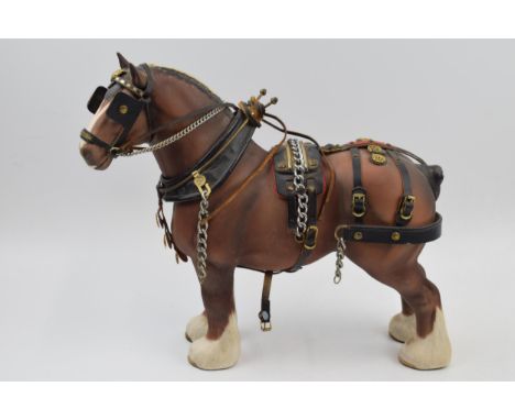 Beswick matt Burnham Beauty in tack / working harness.  In good condition with no obvious damage or restoration. Seconds.