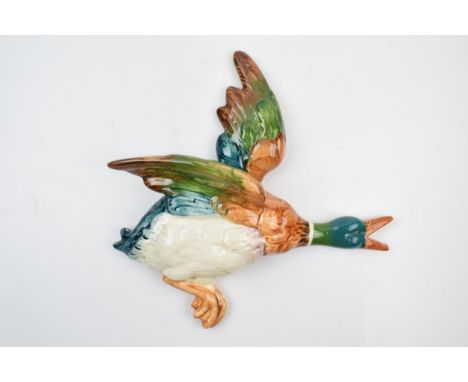 Large Beswick flying mallard wall plaque 596-0.  In good condition with no obvious damage or restoration.