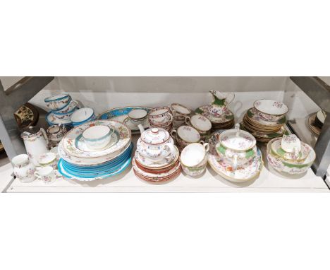 Large composite group of Minton bone china part tea services&nbsp;circa 1870 and later, various printed marks, including 19th