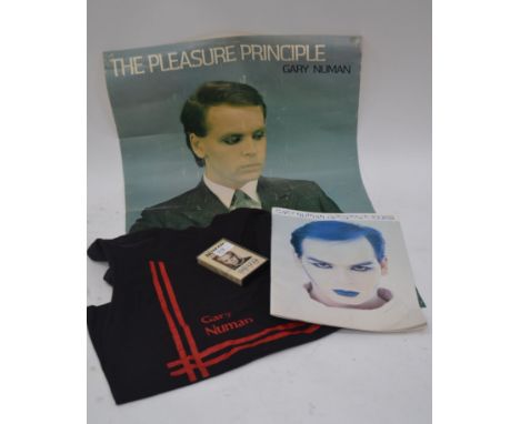 GARY NUMAN; A good selection of original Gary Numan pop memorabilia to include a Berserker Tour 1984 programme, cassette tape