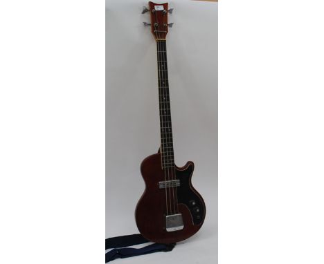 A vintage 1960's, 1970's short scale electric bass guitar by KAY.

UK, European & Worldwide packaging available on all lots. 