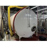 5000 Gallon Stainless Steel Horizontal Dairy Tank - Single Walled, Mandoor, Zwickle | Rig Fee $800