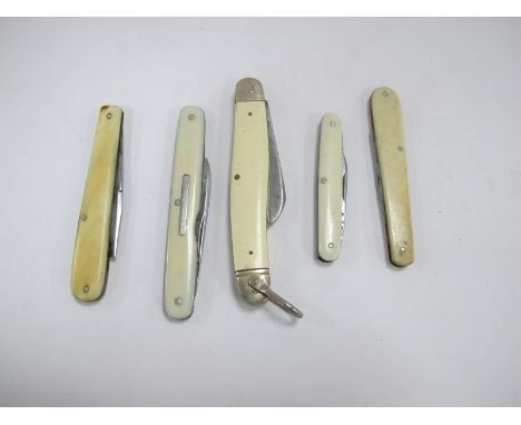 Camilius U.S.A, n/s bolsters, bras linings, lanyard ring 10cm closed - E. Barrett Knighsbridge, one blade - mapping Brothers 