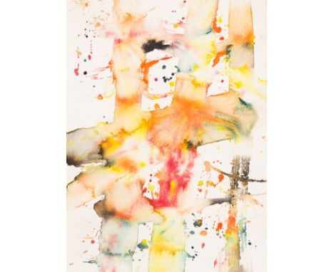   Francis Sam Ohne Titel, 1967 Acryl und Gouache auf Papier Signiert und datiert Verso 30,7 x 22,8 cm gerahmt Sam Francis sch