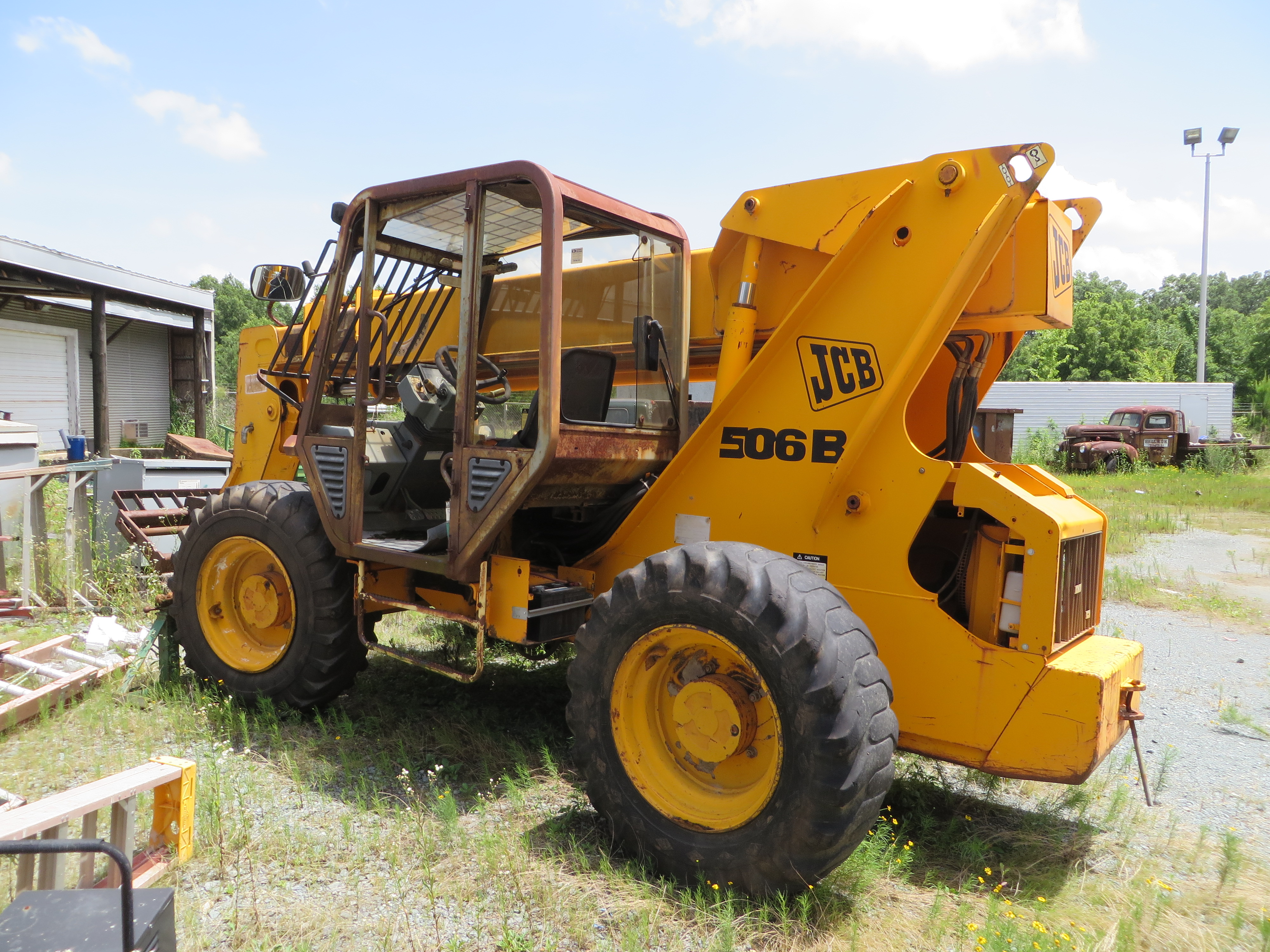 JCB Model 506B Rough Terrain Loadall Forklift with 6,000lb Base ...