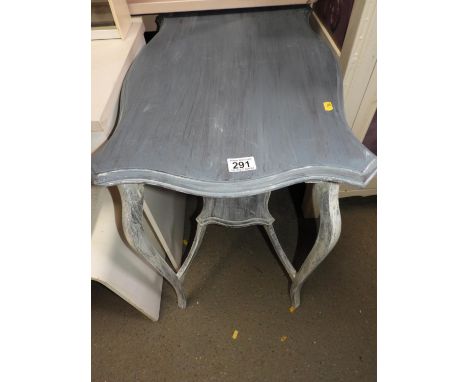 Painted Occasional Table with Shelf under 