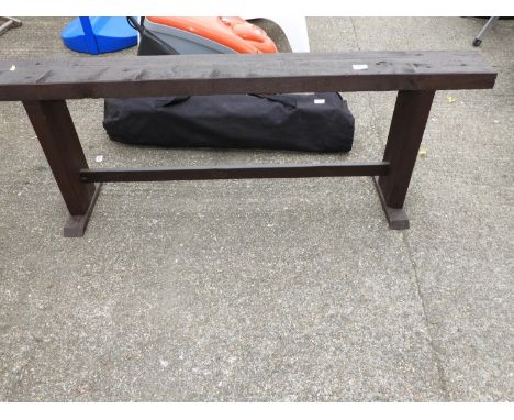 Painted Wooden Bench 
