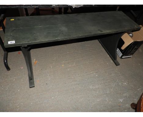 Painted Wooden Bench 