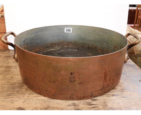 Heavy Good Quality Vintage Copper Preserve Pan 