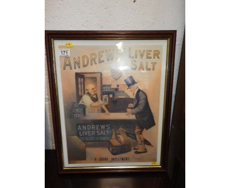 4x Framed Vintage Advertising Prints 