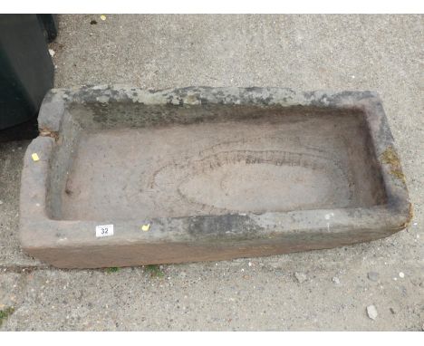 Carved Stone Trough 