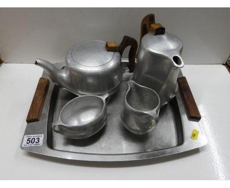 Vintage Picquot Ware Tea Set 