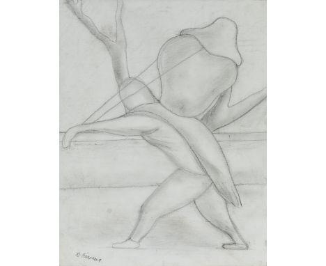 DIEGO RIVERA (Mexico, 1886- 1957)."El Mecapalero", 1936.Pencil drawing on paper.Attached is a certificate issued by Victor Sa