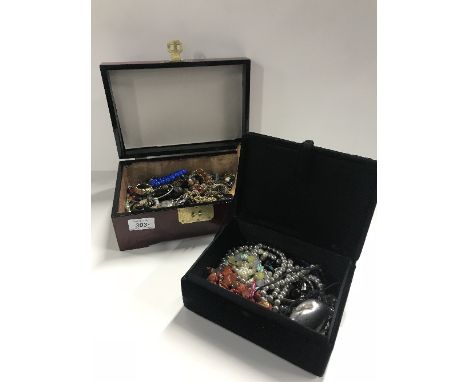 2X BOX OF COSTUME JEWELLERY