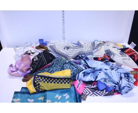 A selection of vintage/modern scarves 