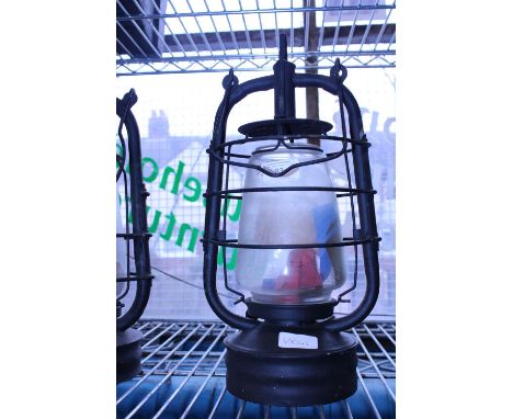 A vintage Tilly style paraffin lamp 