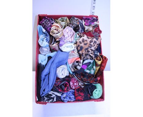 A selection of vintage/modern scarves 