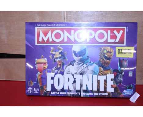 A new sealed Monopoly Fortnite board game 