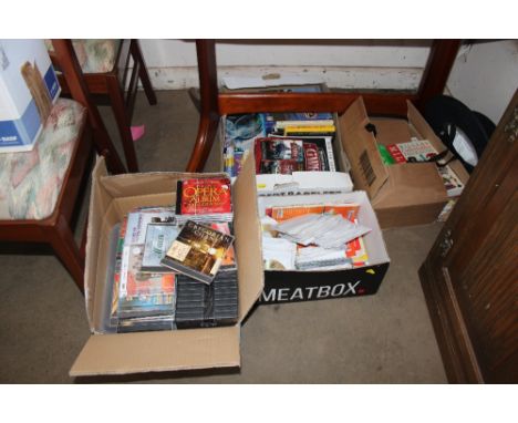 A Ford Galaxy parcel shelf together with four boxes of various sundry items 