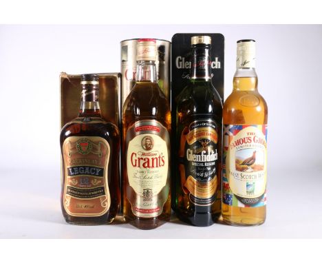 GLENFIDDICH Special Reserve single malt Scotch whisky 40% abv. 70cl in Clan Murray Clans of the Highlands of Scotland tin, WI