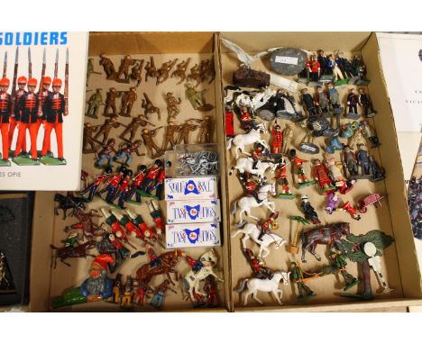 PNF Figurines of Australia Australian Commonwealth Military Forces lead figure set boxed, Britains Civilian Toy Figures Schif