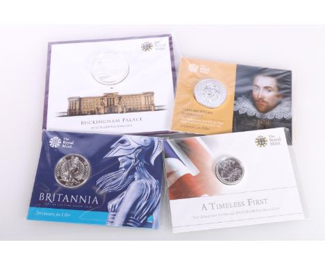 The Royal Mint UNITED KINGDOM Queen Elizabeth II (1952-2022) fine silver coins to include £100 2015 Buckingham Palace, £50 20
