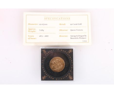The Royal Mint UNITED KINGDOM Queen Victoria (1837-1901) gold sovereign 1885 M Melbourne Mint Australia young head, in slab w
