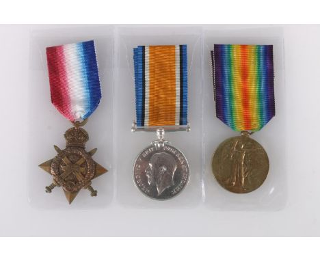 Medals of 3933 Private Robert Wynne of the 2nd Battalion Royal Scots who died of wounds DOW 13th April 1916, enlisted at Glen