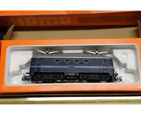 Hamo of Marklin of Germany OO gauge HO scale model railway locomotives including 8346 2-10-0 DB tender locomotive 44690 and 8