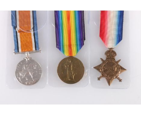 Medals of 2306 Private William A Thomson of the 4th Battalion Royal Scots who was killed in action KIA on 28th June 1915 aged