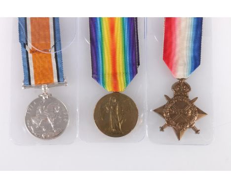 Medals of 2306 Private William A Thomson of the 4th Battalion Royal Scots who was killed in action KIA on 28th June 1915 aged