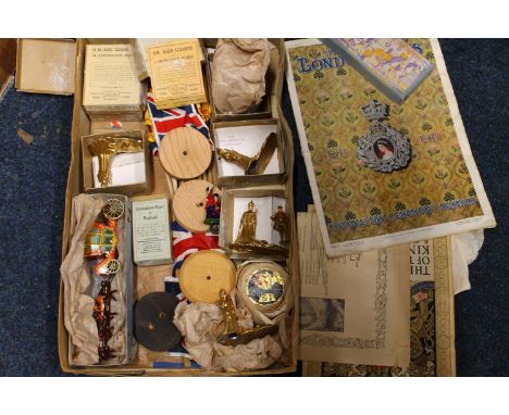 Coronation related items to include Britains Ltd 1472 HM King George VI Gilt Finish x3, 1505 HM Queen Elizabeth in Coronation