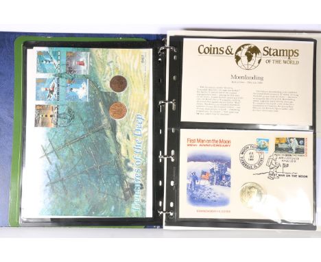 Collection of around thirty-six numismatic philatelic coin covers including Westminster Mint The Peter Pan collection six cov