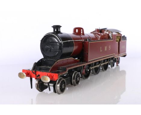 Gladiator Models O gauge model railway, a kit built electric 4-6-4 tank locomotive 11103 LMS maroon. 