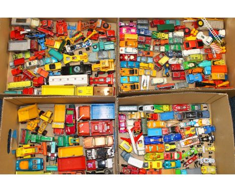 Collection of around 150 playworn diecast model vehicles to include Matcbox etc. 