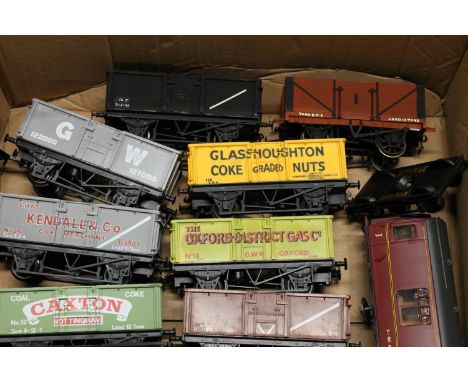 Lima Models O gauge or O scale model railway to include LMS composite coach 5461 and twenty wagons including Glass Houghton C