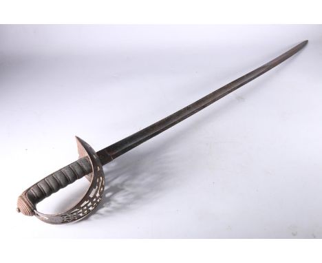 British 1796 pattern cavalry trooper’s sword, the etched blade by Henry Wilkinson with 6th Dragoon Guards Carabiniers insigni