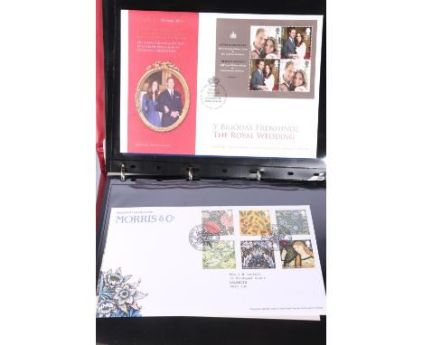 GB first day cover collection spanning 2011-2020 held across five albums, approximately two hundred and twenty-five 225 first