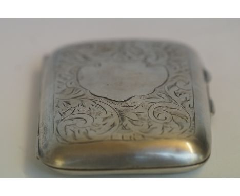Silver cigarette case - Birmingham