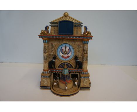 Treasures of ancient Egypt cuckoo clock Height 30 cm