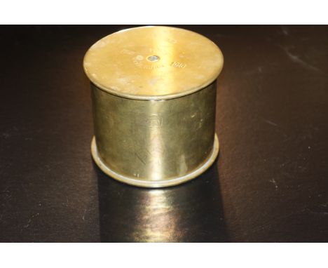1916 Trench art shell 