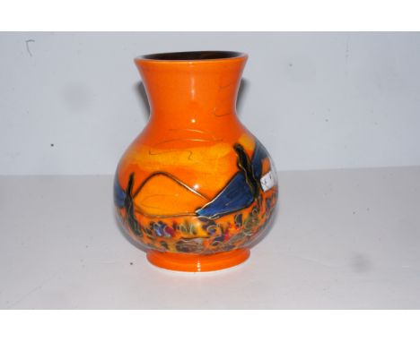 Anita Harris Tuscany vase signed in gold