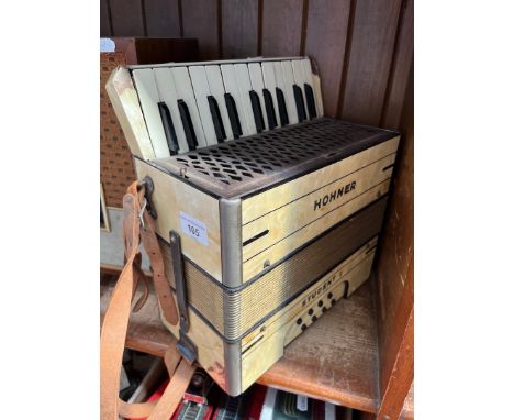 A Horner student accordion. 
